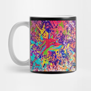 Graffiti dog wall gift Mug